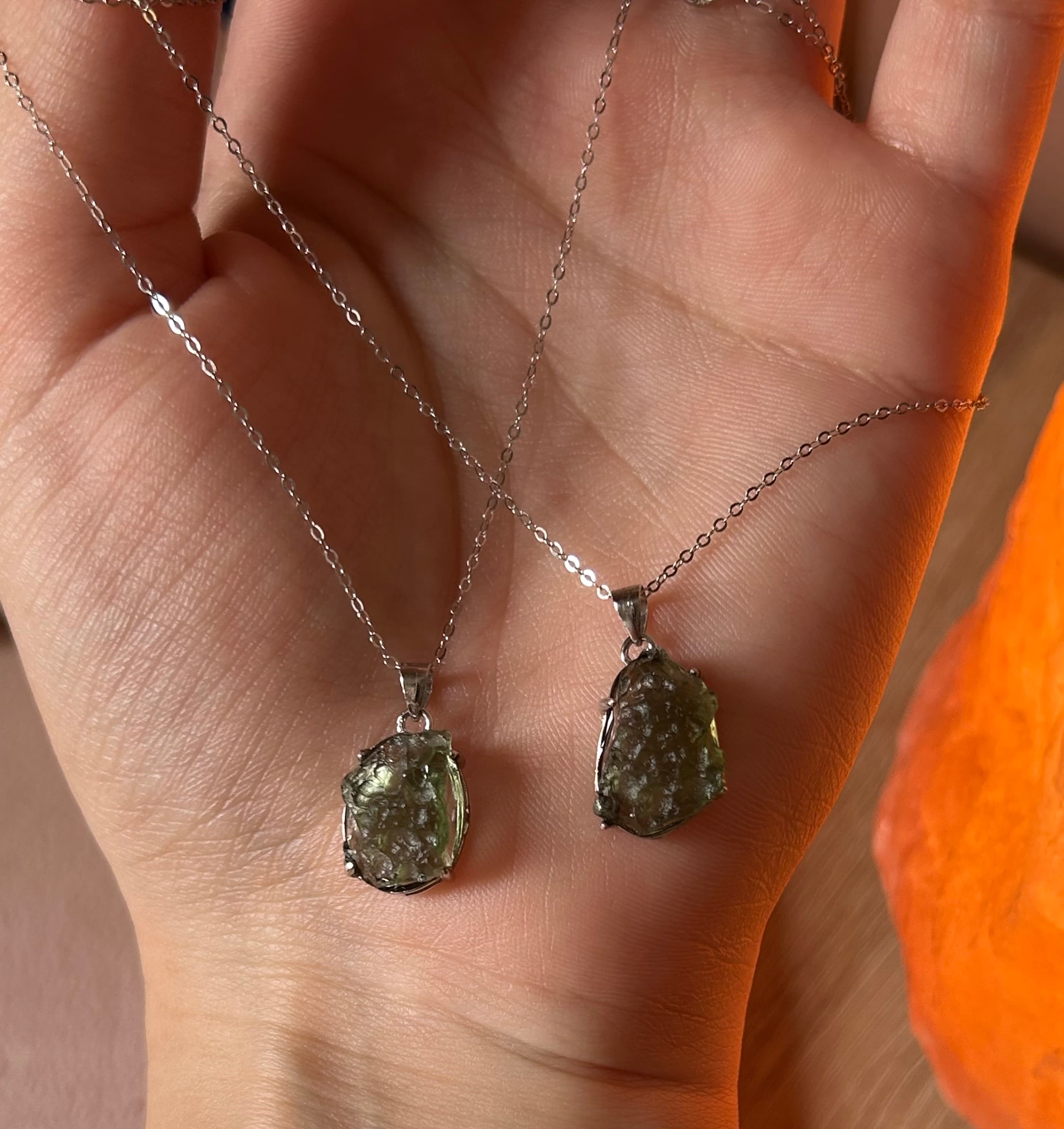 Collier moldavite