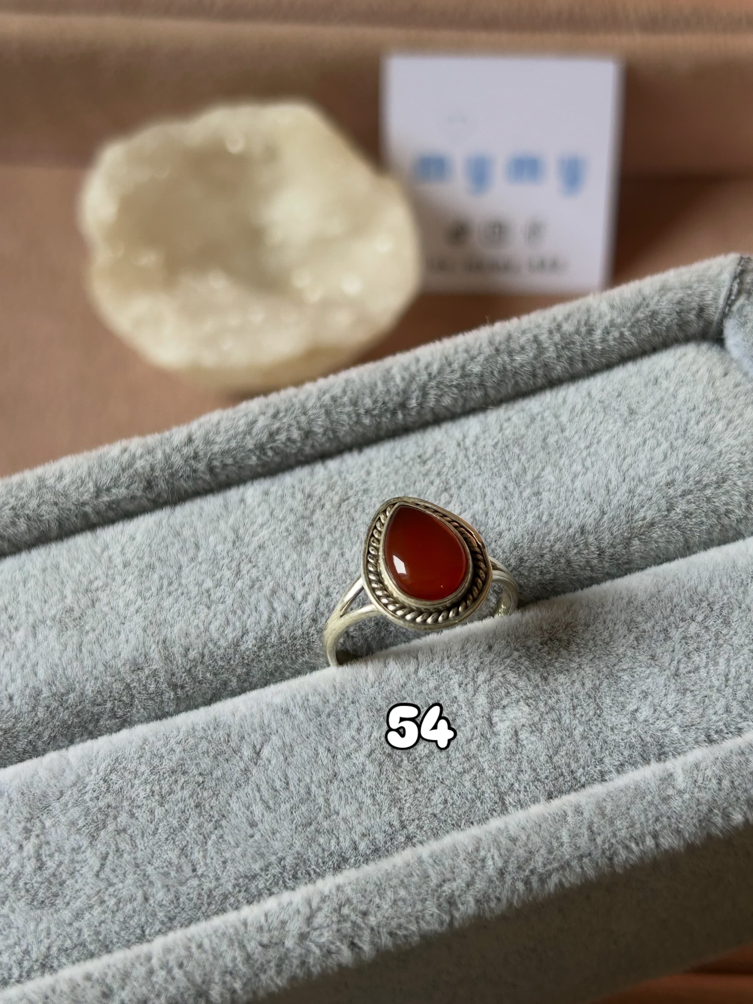 Bague cornaline 01